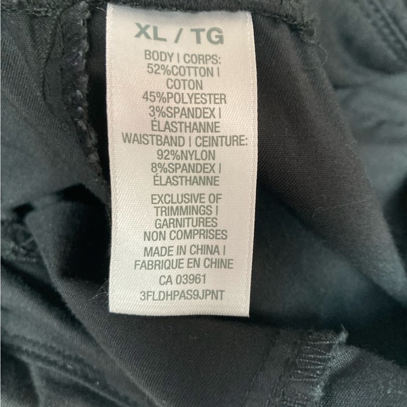 Pro health MultiPocket cargo pants. Stretch waist with draw string Sz XL Black - Picture 8 of 10